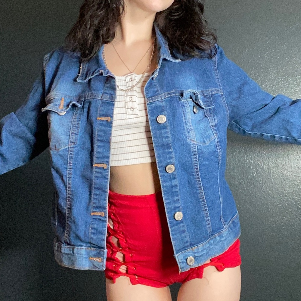 “New Look” denim jacket (mid cropped)